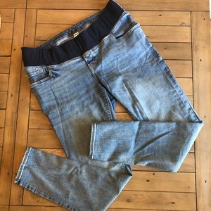 Light Wash Old Navy Maternity Rockstar Jeggings